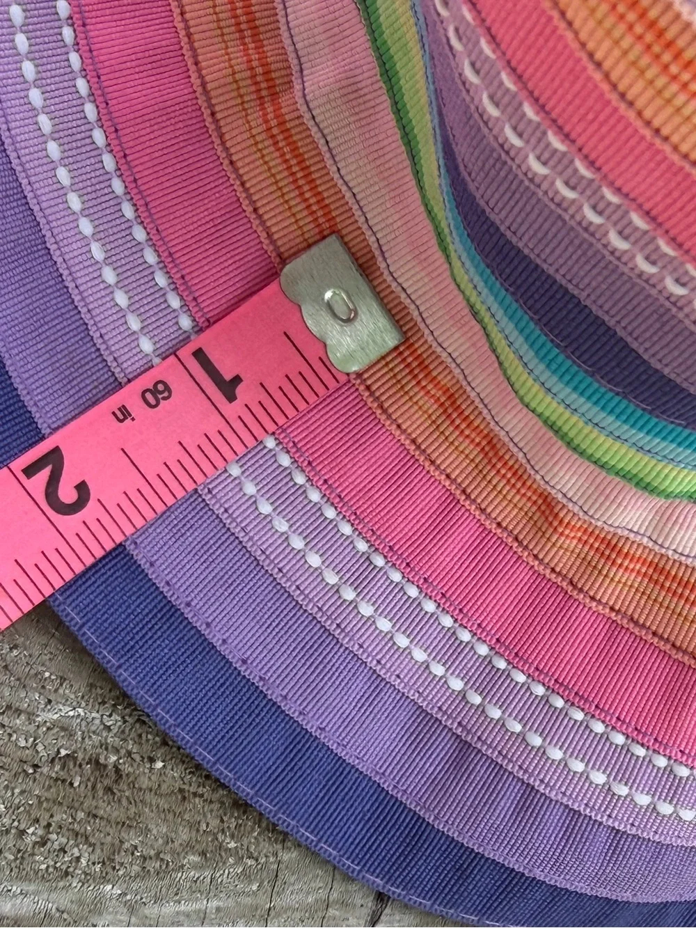Wallaroo Kids Lids Rainbow Striped Sun Hat - Multicolor